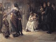 Frank Holl Newgate-Committed for trial china oil painting reproduction